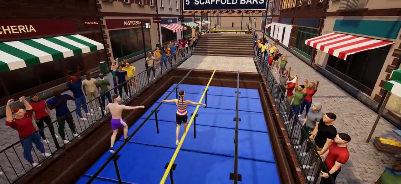 City Parkour level 1, Market Quarter, first view